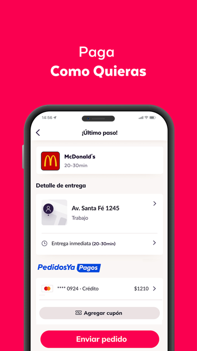 PedidosYa - Delivery App Screenshot