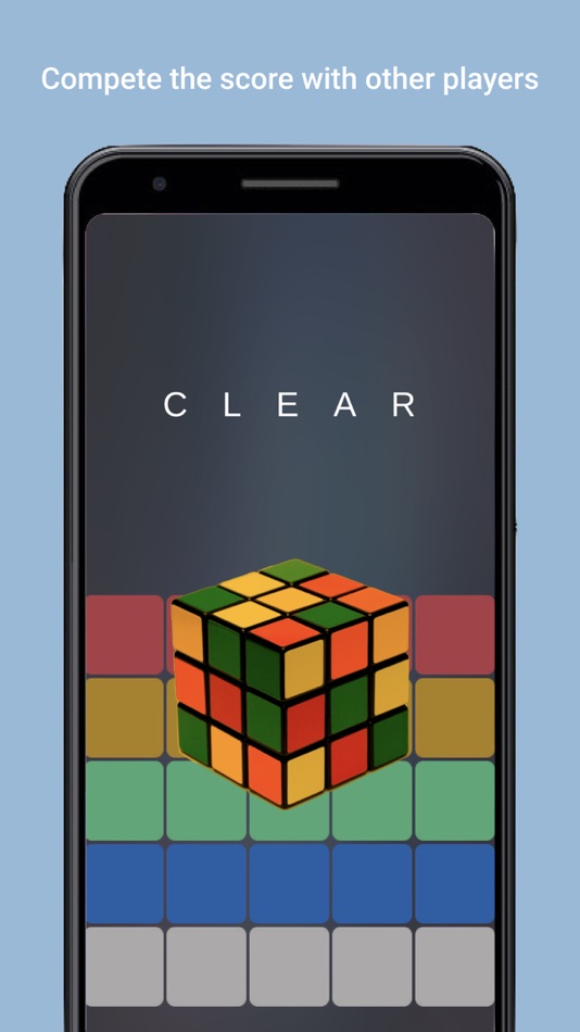 #4. 2D Rubiks Cube: Make Rainbow (iOS) 由: FourM, K.K.