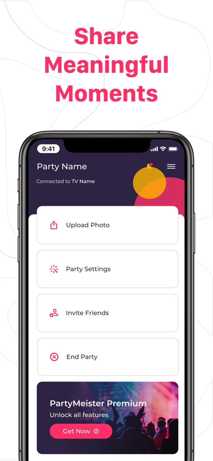 Photo Sharing  PartyMeister