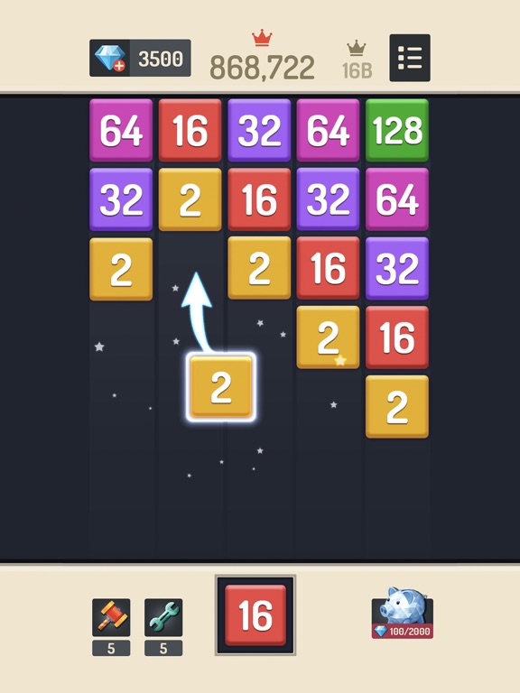 Screenshot #4 pour Merge Block - Number Puzzle