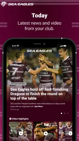 Game screenshot Manly Warringah Sea Eagles mod apk