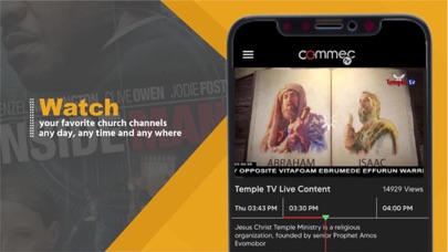 Commec TV - Live Streaming TV Screenshot