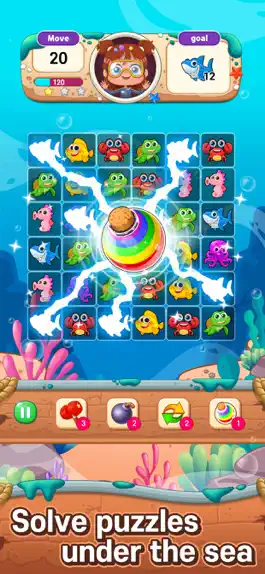 Game screenshot Ocean Match-3 Puzzle mod apk