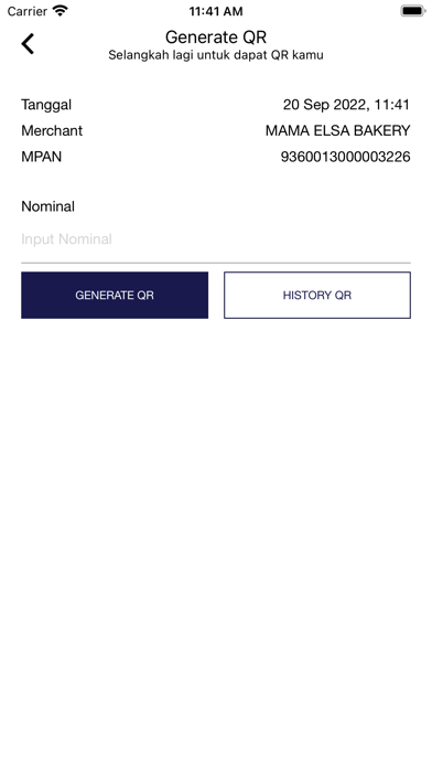 Bank NTT Merchant QRIS Screenshot