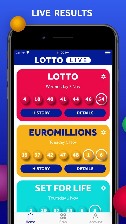 National Lottery Live Scanner