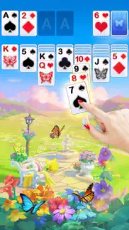 solitaire butterfly iphone screenshot 1