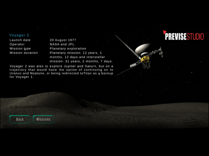 3D Planets and Missions