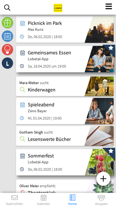 Lobetal-App Screenshot