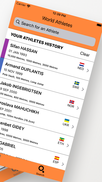 World Athletes Screenshot