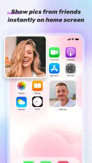 lifesnap widget: pics, friends iphone screenshot 1