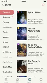 goreader - romance stories iphone screenshot 3