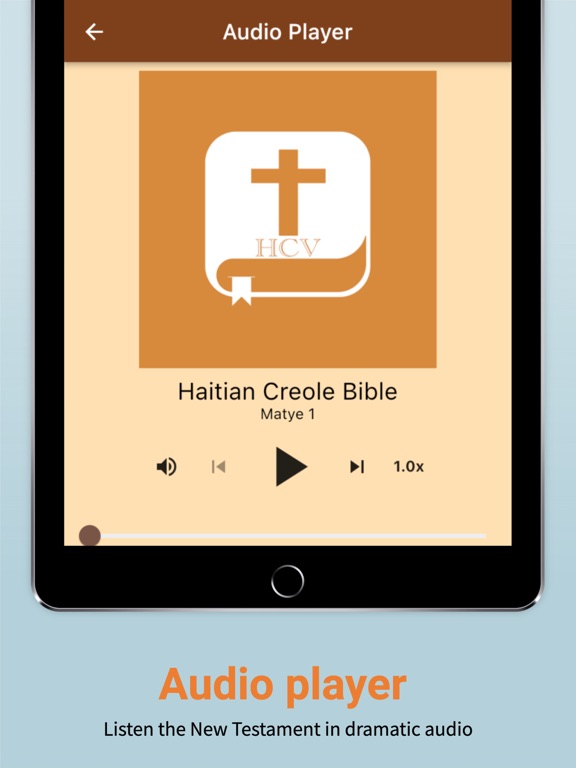 Haitian Creole Study Bible iPad screenshot 2 - Book app