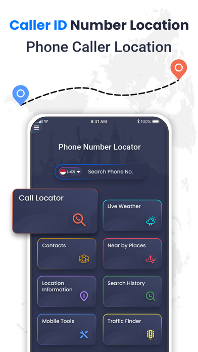 Phone Number Locator Caller ID Screenshot