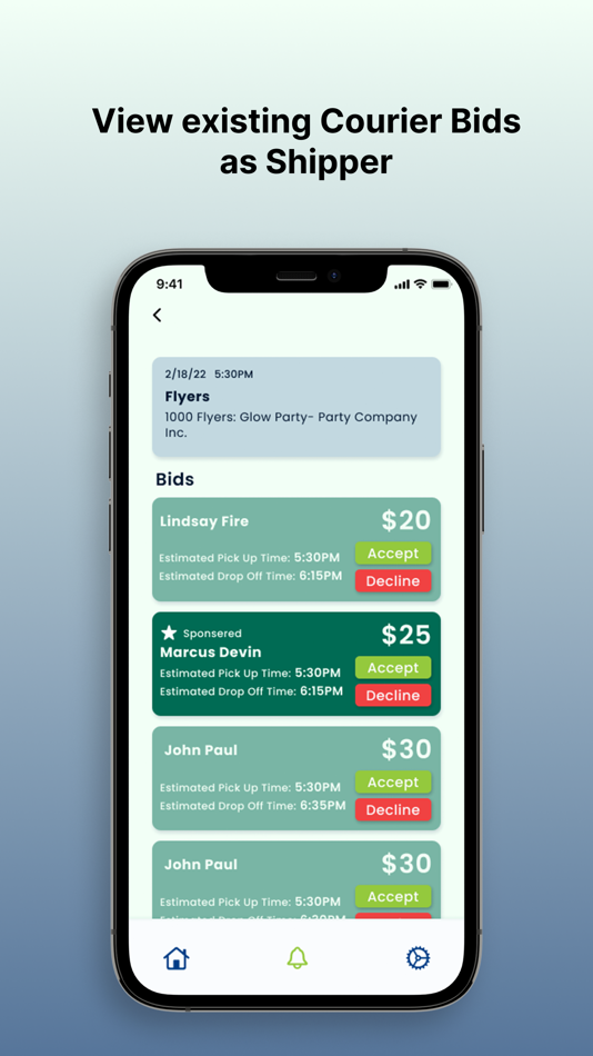 #5. CourierBuddy App (iOS) 由: TroutHouseTech LLC