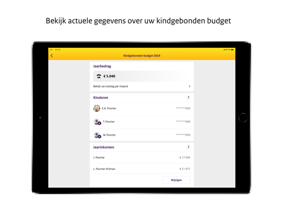 Toeslagen iPad app afbeelding 4