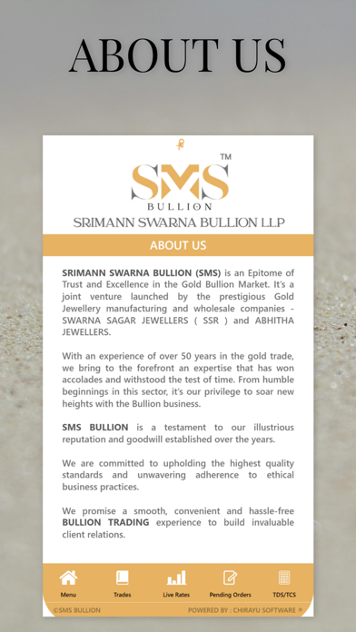 SMS BULLION Screenshot
