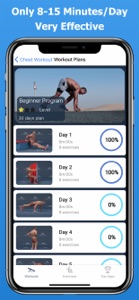 Chest Workout at Home screenshot #4 for iPhone