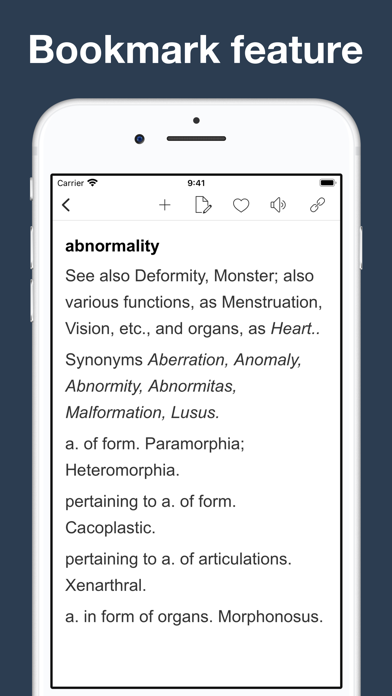 Medical Thesaurus Screenshot
