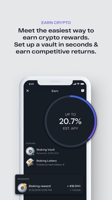 Divi Wallet: Crypto & Staking Screenshot
