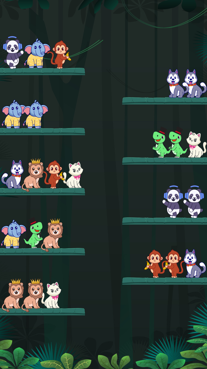 Animal Sort Puzzle - Pet Sort