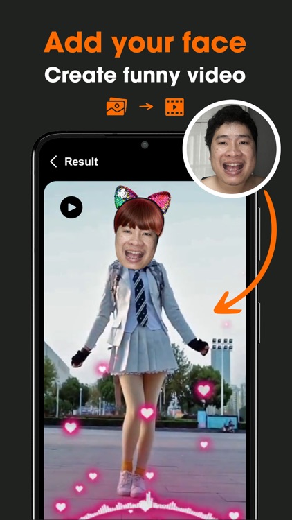 Face Funny : Add Face To Video