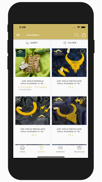 S. Raj Jewellers Jewelry Store Screenshot