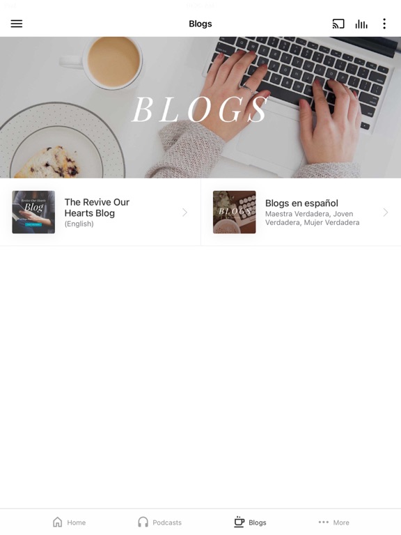 Revive Our Hearts iPad screenshot 2 - Education app