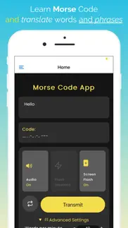 morse code translator app iphone screenshot 1