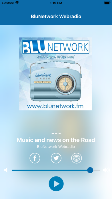 Screenshot #1 pour BluNetwork Webradio
