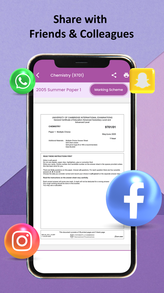 #9. A level Past Papers & Solution (iOS) 由: Ashraf Masood