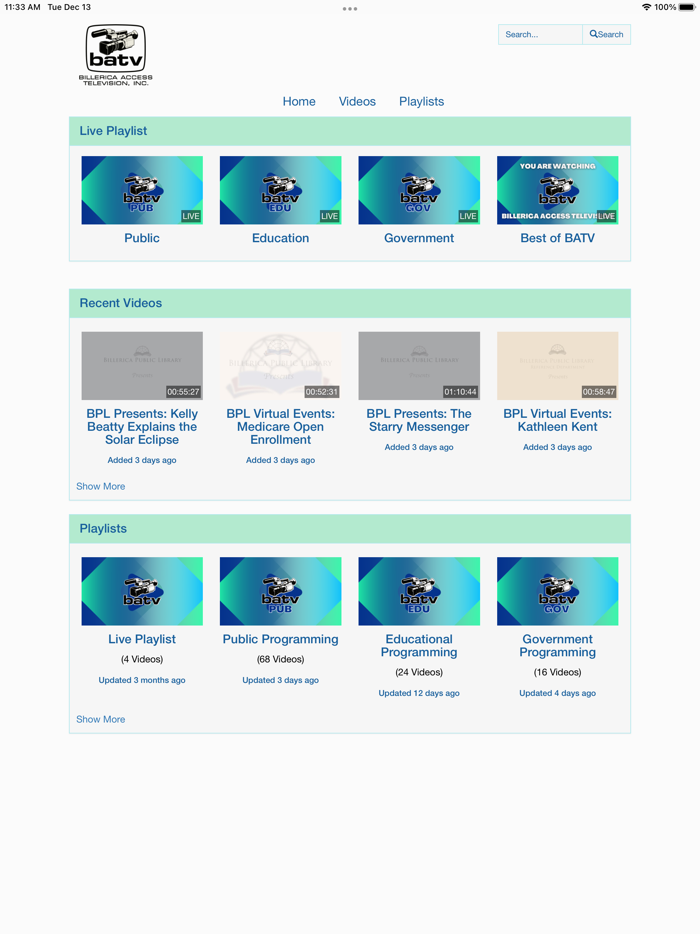 Billerica Access Television