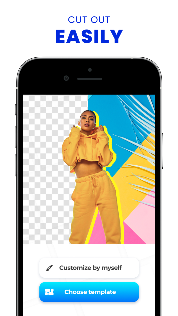 Image Back Erase Cut and Change