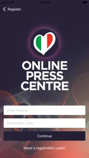 online press centre esc 2022 iphone screenshot 2