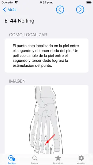 Captura de pantalla de Acupresión: Cúrate A Ti Mismo en iPhone 3