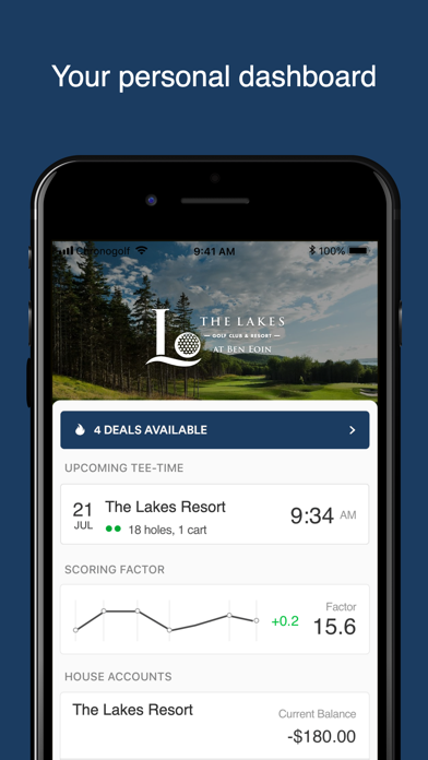 The Lakes Golf Club & Resort Screenshot