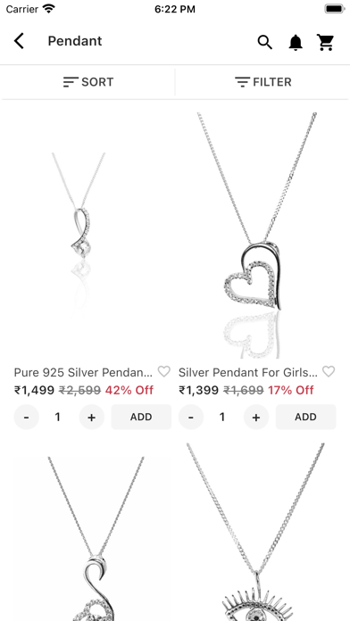 ZaveriX - Buy Silver Jewellery Screenshot