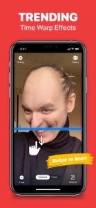 Time warp scan filter, slider screenshot #3 for iPhone
