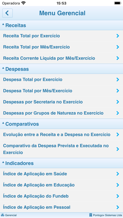 GOVGestão Mobile Screenshot