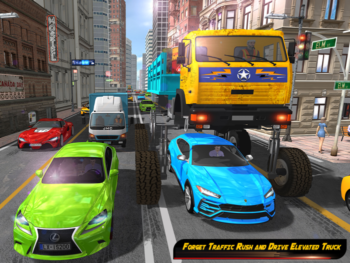 Elevated Dump Truck Loader Sim