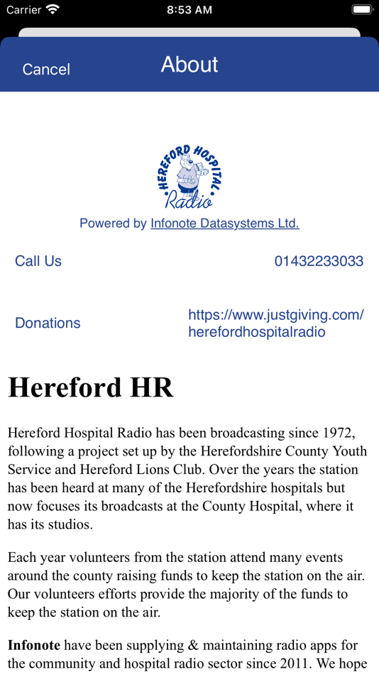 Hereford HR - 2.66 - (iOS)