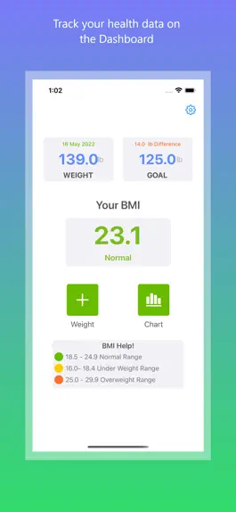 Game screenshot Weight Loss Tracker and BMI apk