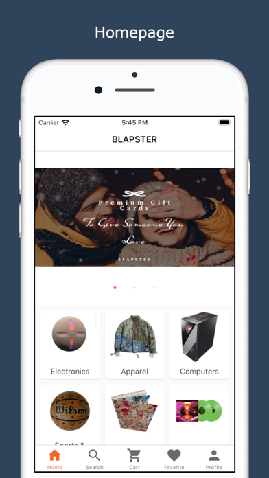 Blapster Shopping Screenshot