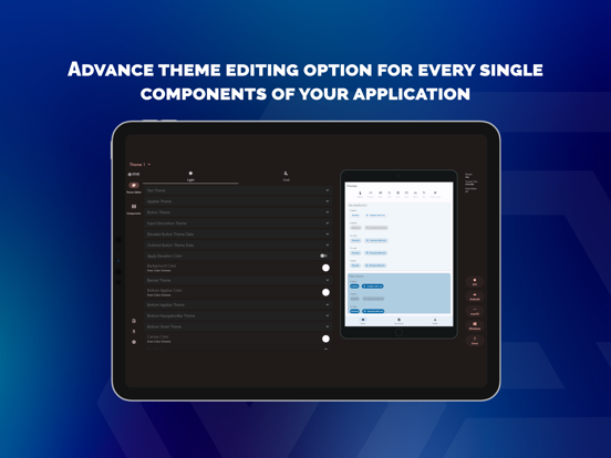 Acme Theme Builder iPad screenshot 4 - Graphics & Design app