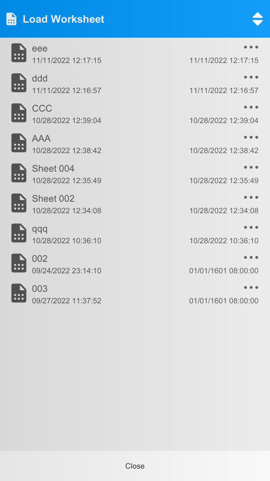 #5. Handy Spreadsheet (iOS) 由: 世恩 朱