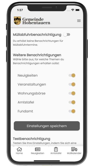 Mein Hohentauern Screenshot