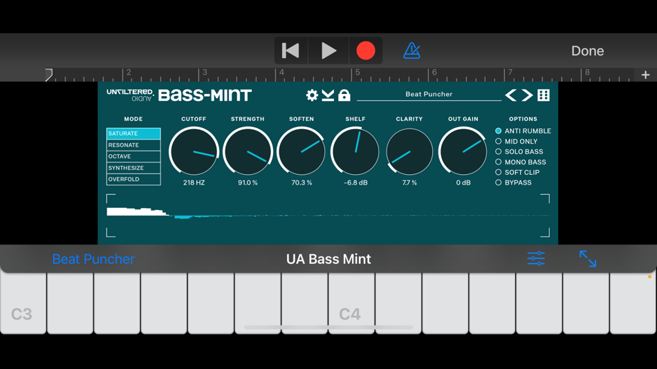 #4. Bass Mint (iOS) 由: Unfiltered Audio