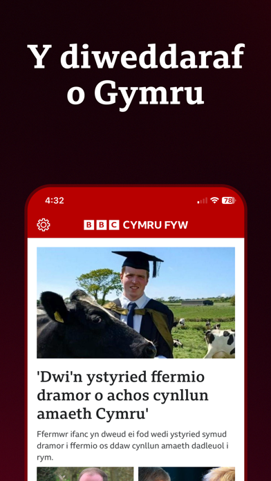 BBC Cymru Fyw Screenshot