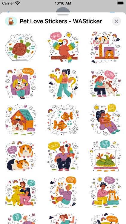 Pet Love Stickers - WASticker screenshot-7