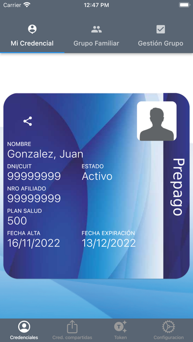 Credencial Digital LPF Screenshot