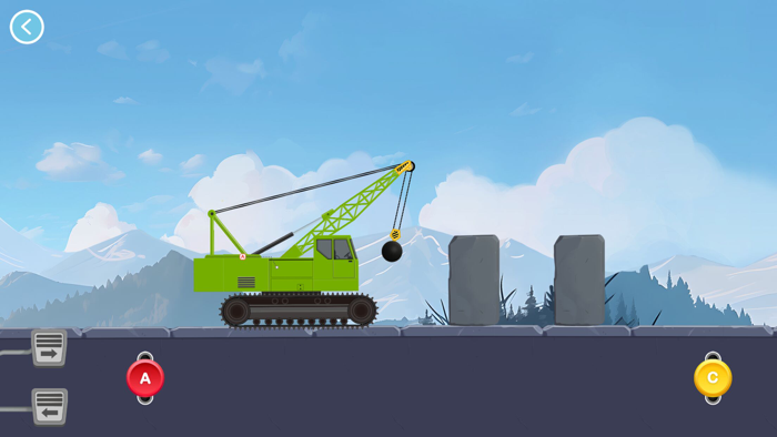 Labo建設トラックフル子供向けのゲームを作って遊ぶ